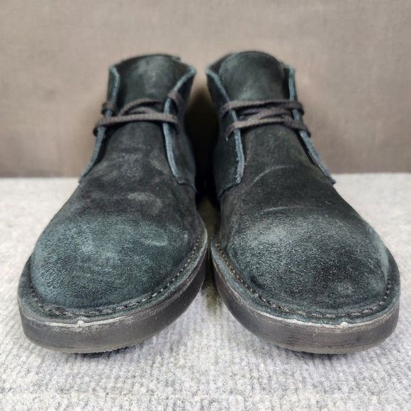Clarks Bushacre 2 Mens Size 9M Black Suede Desert Ankle Chukka Boots 82288
